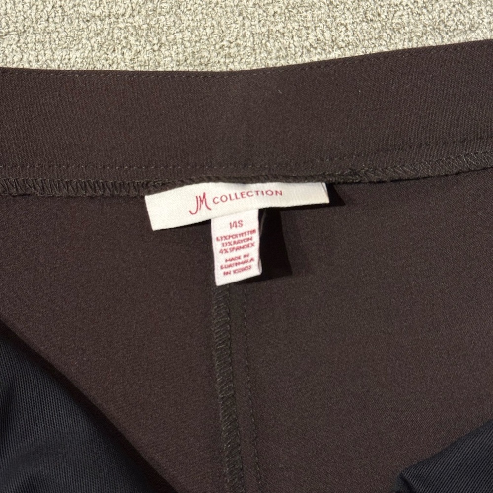 Brown Trouser Slacks - Size 14S - Picture 5 of 7
